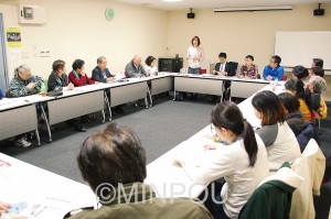 決意を語るわたなべ氏＝３月26日、大阪市北区内