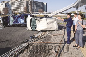 たつみ、つじい、わたなべの各氏＝５日、大阪市住之江区内 