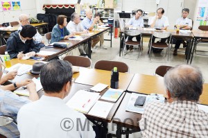 大阪革新懇の第７回代表世話人会＝８日、大阪市北区内