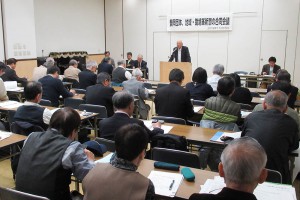 大阪革新懇が開いた賛同団体と地域・職場革新懇合同会議＝11月15日、大阪市北区内