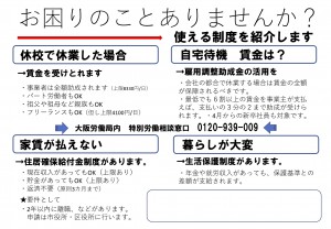 お困りのことはありませんか　チラシ（活用版)