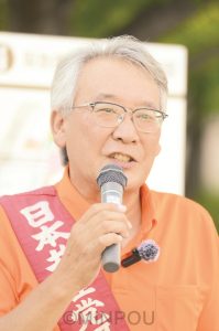 訴える安藤候補