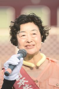 訴える増永候補